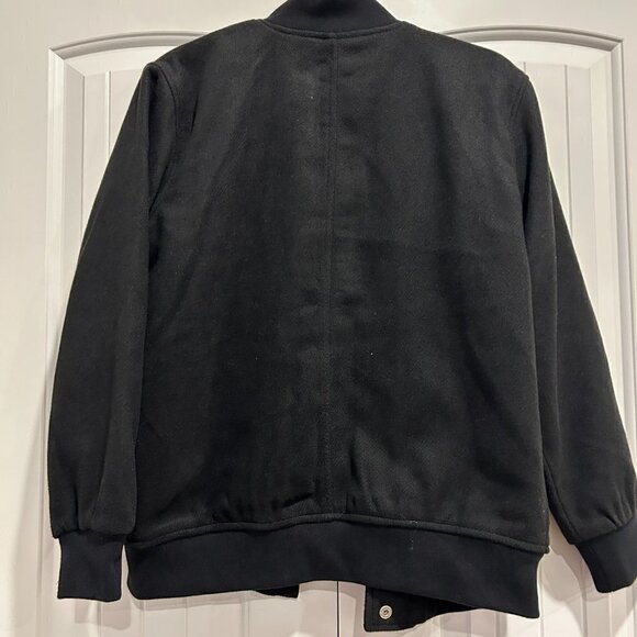 Future Collective Kahlana Barfield Brown Black Bomber Jacket Women’s Size XS - Picture 3 of 13